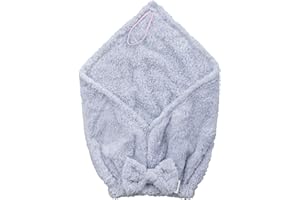 carari(カラリ) ヘアターバン 吸水速乾マイクロファイバー 綿の3倍 [color/ラベンダー 頭囲40-65cm] 洗顔 お風呂 ふわとろ肌触り カラリファズ吸水ヘアターバン シービージャパン