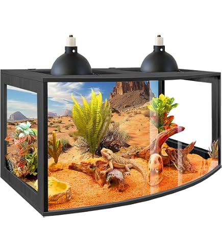 Amazon | Zoo Med ReptiBreeze LED Lights Deluxe Black Screen Cage