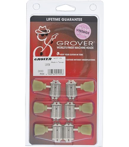 Amazon | 【国内正規品】 GROVER グローバー ギターペグ 205G 6個 
