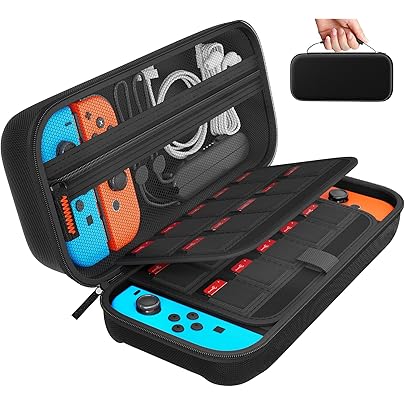 Nintendo Switch 本体　ケース付き Amazon.co.jp: Switch ケース 【N-Switch/Switch 有機ELモテル対応