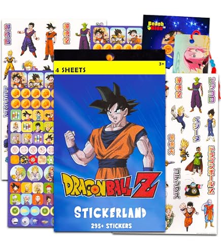 Amazon | ドラゴンボールZステッカーセット - 悟空、ベジータ