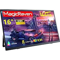 Amazon.co.jp: MAGICRAVEN/KEEPTIME モバイルモニター 2.5K 144Hz 16
