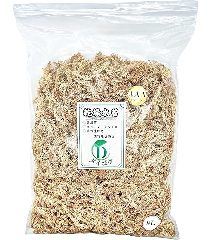 Amazon | 【AAAランク ニュージーランド産 水苔（水ごけ・水ゴケ） 2L