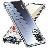 ONES 全透明 Note 10 Pro ケース 耐衝撃 エアバッグ 超軍用規格 〔滑り止め、すり傷防止、柔軟〕〔美しい、光沢感、軽·薄〕 レンズ保護 衝撃吸収 HQ·TPU クリア Redmi カバー