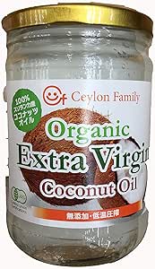 Amazon 無添加 低温圧搾 オーガニック エクストラバージン ココナッツオイル 460g Ceylon Family ココナッツオイル 通販