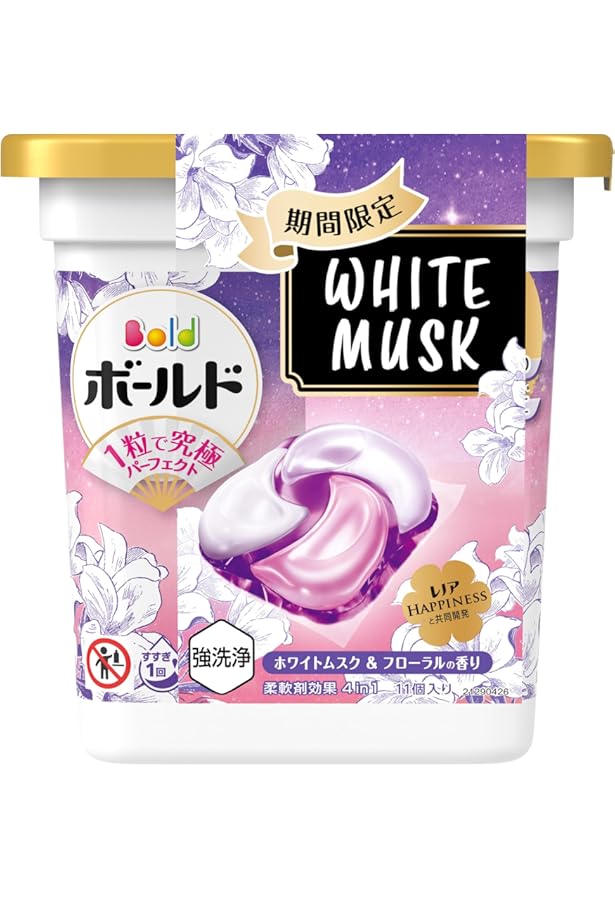 Amazon.co.jp: ボールド ジェルボール 4in1 ホワイトムスク