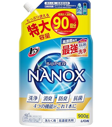 Amazon | 《セット販売》 ライオン トップ スーパーナノックス 超特大