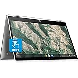 HP 2022 Chromebook X360 2-in-1 14インチ FHD タッチスクリーン ノートパソコン Intel Core i3-10110U プロセッサー 8GB RAM 64GB eMMC バックライト付きキーボード Wi-Fi 6