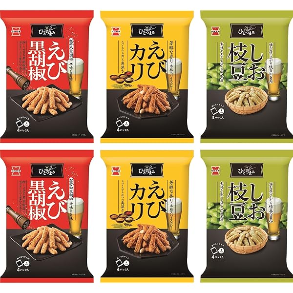 Amazon.co.jp: 岩塚製菓 鬼ひび 3種アソート （うす塩味/海苔しお/梅