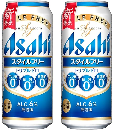 Amazon.co.jp: アサヒスタイルフリー トリプルゼロ 350ml缶 48本