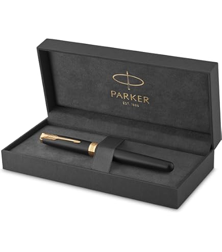 Parker sonnet 万年筆　ジャンク扱い Amazon | PARKER Sonnet Fountain Pen, Black Lacquer with Gold