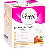 Veet Sugar Warm Wax Hair Removal Kit With Argan Oil 360g