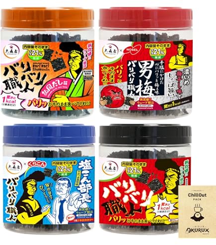 Amazon.co.jp: 大森屋 バリバリ職人 梅味 60g : 食品・飲料・お酒