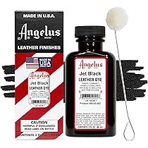 Amazon | 【ジェットブラック】アンジェラスペイントレザーダイ 90ml