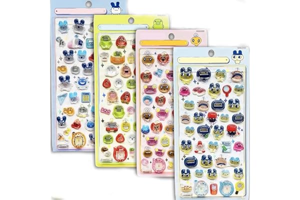 Winnges 3dシール 立体シール 可愛い ごほうび キラキラ ぷっくりステッカー 3D立体ステッカー 手帳 diy 贈り物ごほうび (G)