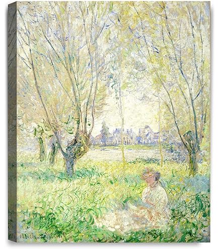 Amazon.co.jp: クロード・モネ作の睡蓮の池 額入りサイズ:60.2x52.14cm