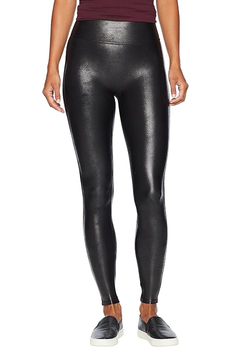 Spanx Womens Faux Leather Leggings 