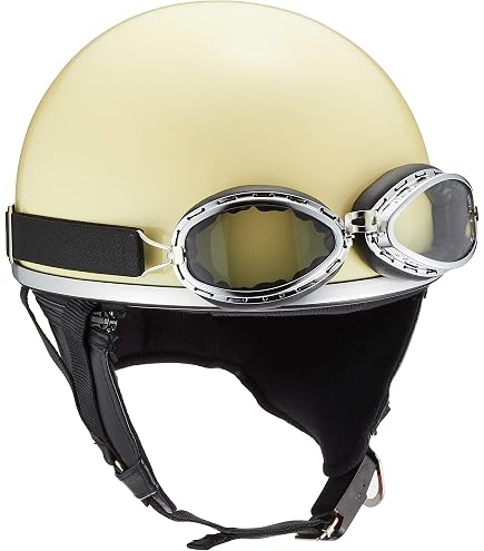 Amazon | ヤマハ発動機 バイクヘルメット 半帽 Y-555 クラシック