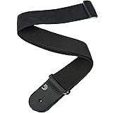 D'Addario ダダリオ ギターストラップ Poly-Pro Guitar Strap レザーエンド PWS100 Black 【国内正規品】