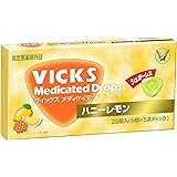 [指定医薬部外品]大正製薬 ヴイックスメディケイテッドドロップシュガーレスハニーレモン 25個