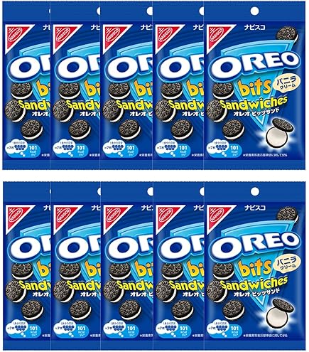 Amazon.co.jp: ナビスコ オレオ ビッツサンドバニラ ビスケット 65g×10