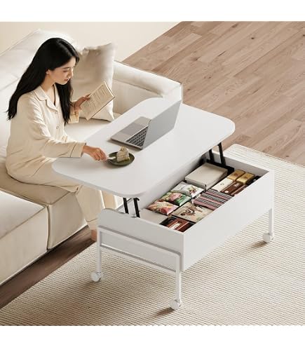 Amazon.co.jp: WLIVE ローテーブル 昇降式 コーヒーテーブル リビング