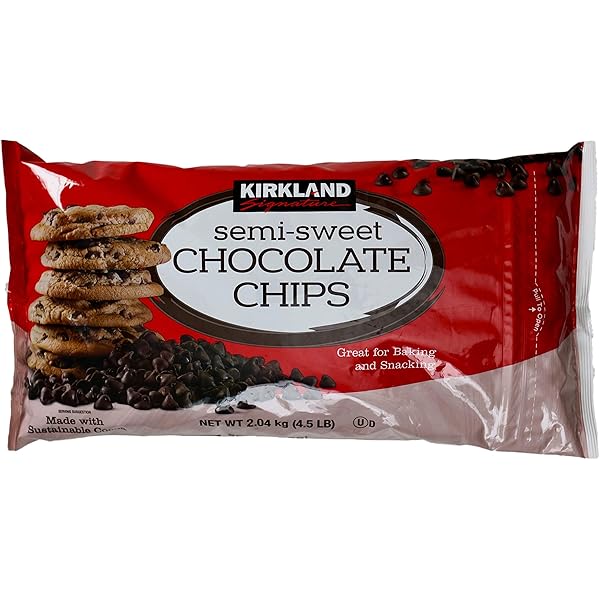 Kirkland Signature Semi Sweet Chocolate Chips 4 5 Pounds Amazon Sg Grocery