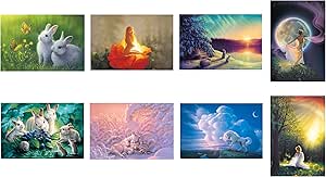 Amazon カーク レイナート ポストカード 8枚 セット Bセット ポストカード 絵柄付はがき 文房具 オフィス用品