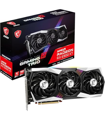 【ジャンク】Radeon RX 6900 XT GAMING X TRIO Amazon.co.jp: MSI Radeon RX 6900 XT GAMING X TRIO 16G