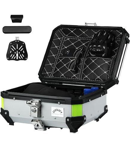Amazon | バイク用 リアボックス 62L トップケース バイクボックス 大