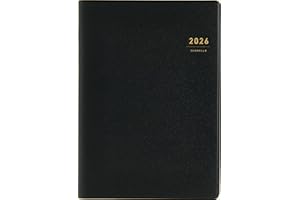 高橋 手帳 2026年 4月始まり A5 ウィークリー デスクダイアリー 黒 No.914