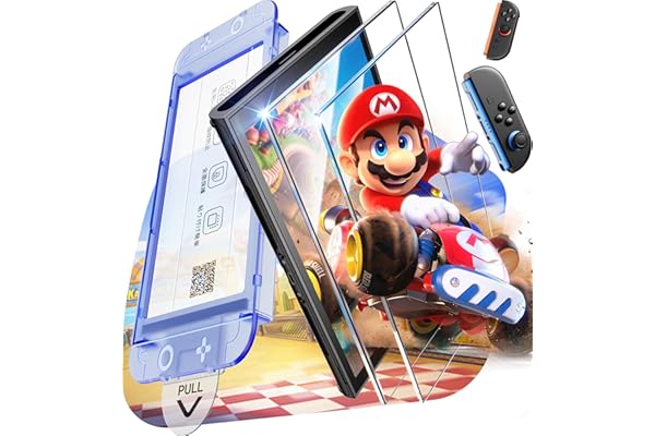 switch 2 保護フィルム【米軍No.1規格&最強硬度10H 】全面保護 耐衝撃 気泡ゼロ 2枚セット スイッチ2 保護フィルム ガイド枠一体式 自動吸着 貼りやすい 100%透過率 ARガラスフィルム 反射低減 switch2 フィルム 指紋防止 飛散防止 撥油性 超耐久