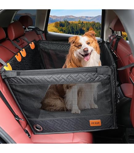 Amazon.co.jp: ペットドライブシート 犬 車用 シートカバー 空間拡張