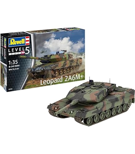 Amazon | ドイツレベル 1/35 ドイツ陸軍 レオパルド 2A6/A6 プラモデル