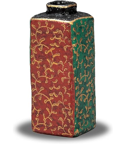 九谷焼】九谷 花器 壺 良山 花瓶 花鳥風月 金彩 花入 8号 インテリア