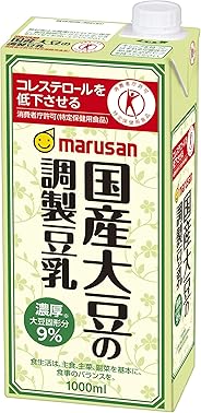 [トクホ]マルサン 国産大豆の調製豆乳 1L&times;6本
