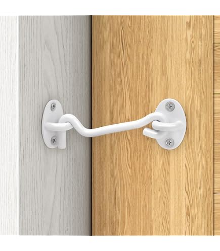 3 Inch Stainless Steel Hook & Eye Latch – Heavy Duty Privacy Lock For Barn Doors, Gates & Windows - View #6