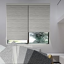 Amazon｜Yoolax 電動 ロールスクリーン ダブルロールカーテン 1台で2