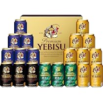 Amazon.co.jp: 【お中元 ギフト】サッポロ ヱビス 4種20本 飲み比べ