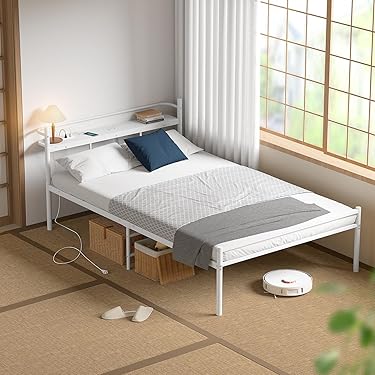 人気！【新品】ダブル ベッドフレーム スチール 頑丈 湿気対策 140x195 人気！【新品】ダブル ベッドフレーム スチール製 湿気対策 140x195cm