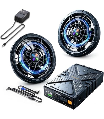 Amazon.co.jp: 42V空調ファンバッテリーセット 40500mAh大容量