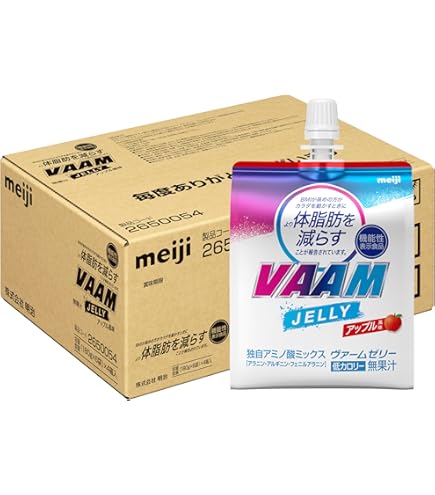 Amazon.co.jp: VAAM(ヴァーム) アスリートゼリー パイナップル味 180g