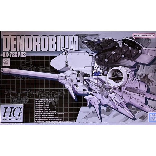 Amazon.co.jp: HGUC 1/144 RX-78GP03 ガンダムGP03 デンドロビウム
