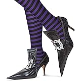 Skeleteen 魔女のコスチュームシューズカバー - Wicked Hag ポインテッドフェイクシューズアクセサリー コスチューム用 大人用 子供用