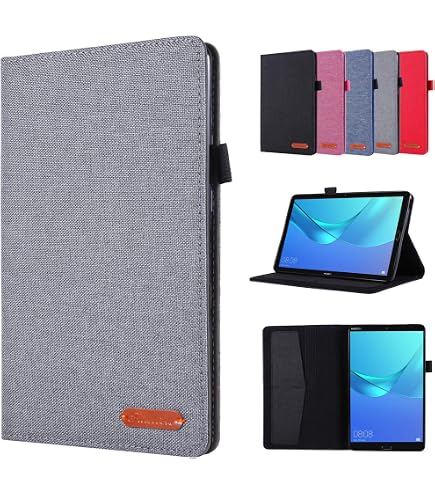 Amazon.co.jp: [ElekFX] M5 Lite8 ケース PUレザー 三つ折り手帳型