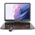 【新登場】 WONNIE ポータブルdvdプレーヤー 17.9型 液晶 15.4インチ大画面 6時間連続再生 CPRM対応 1280*800 Hi-Fiスピーカー搭載 リージョンフリー TV同期可能 AV入出力 日本語説明書付き 適格請求書発行可