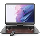 【新登場】 WONNIE ポータブルdvdプレーヤー 17.9型 液晶 15.4インチ大画面 6時間連続再生 CPRM対応 1280*800 Hi-Fiスピーカー搭載 リージョンフリー TV同期可能 AV入出力 日本語説明書付き 適格請求書発行可