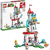 LEGO® Super Mario™ Cat Peach Suit and Frozen Tower Expansion Set 71407 Building Kit; Collectible Toy for Kids Aged 7