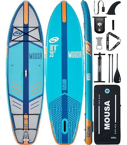 MOUSA 11'6\" x 35\" ワイドSUPボード｜2人乗り・ファミリー向け Amazon.com : MOUSA 11'6''×34&11'6''×35