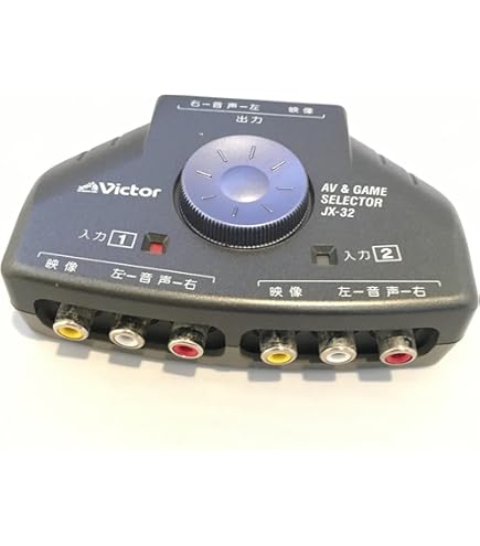 Amazon.co.jp: AV・ゲームセレクター 3入力1出力 電源不要